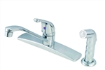 8" Single Lever Kitchen Faucet w/Sprayer