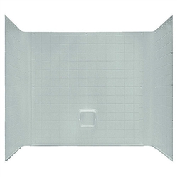 54" x 27" 1 Piece Tub Wall Surround ABS