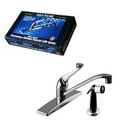 8" Single Lever Kitchen Faucet w/Sprayer