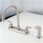 8" Kitchen with Teapot Handles Brushed Nickel