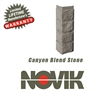 Novik Hand-Cut Canyon Blend Stone Pattern Corner