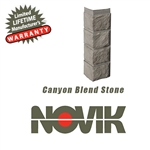 Novik Hand-Cut Canyon Blend Stone Pattern Corner