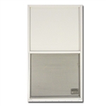 Kinro Aluminum Vertical Window - White Lap Siding Applications