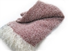 Wool & Angora Mohair Snow Throw Blankets, Beautiful Luxurious Blend - All Natural