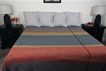 Retro Woven Brushed Wool Lightweight Spring and Summer Blankets - King / Queen