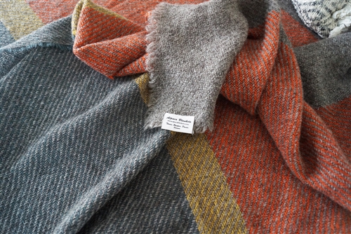 Retro Woven Brushed Wool Lightweight Spring and Summer Blankets