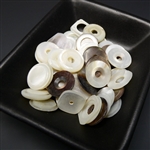 Antique Mother of Pearl Elements, assorted shapes