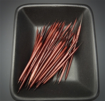 Dyed Porcupine Quills, red
