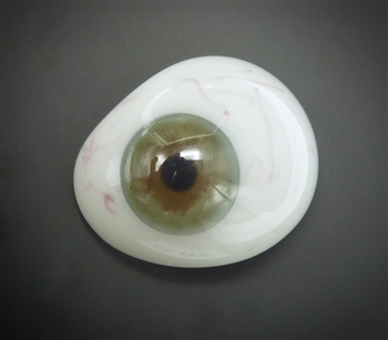 Antique Prosthetic Eye, green