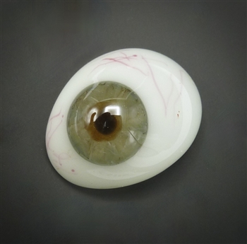 Antique Prosthetic Eye, green