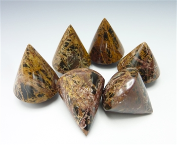 Set of 6 extra large pilbarah jasper stones points