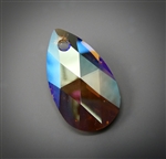 Crystal Teardrop Pendant, article 6106, 22mm size
