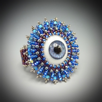 "Doll's Eye Ring" Kit, blue eye