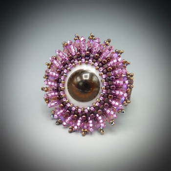 "Doll's Eye Ring" Kit, brown eye