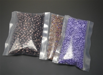 Bulk packs of Czech beads and Chinese crystal bicones