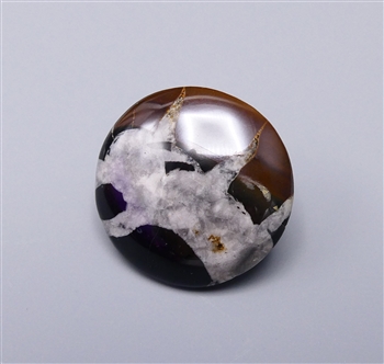 Fossil Mud Crack Point-backed Cabochon