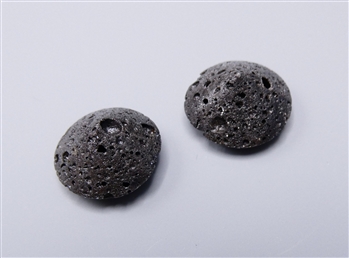 Leland Slag Glass Shallow Stone points, pair 3