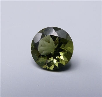 Moldavite Facetted Gemstone, 8mm