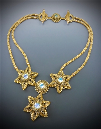 "Stern Blume Halskette" Necklace Kit (gold color way)