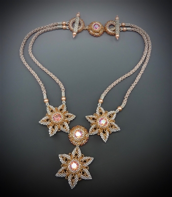 "Stern Blume Halskette" Necklace Kit (silver color way)