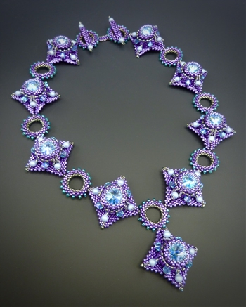 Treasure Necklace Kit, lilac and aqua - RESTOCKED!