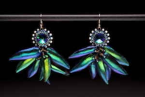 Beetle Wing Earring Pattern