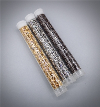 16/0 Czech Round Seed Bead Sampler Pack