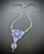 Nouveau Orchid Necklace Kit, silver and periwinkle - RESTOCKED!