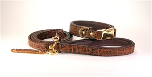 Genuine Elephant Leather Dog Collars & Leashes