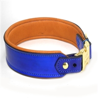 The  Hand Crafted Leather Dog Collar - Adjustable - Engraved Release Buckle