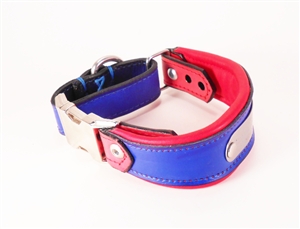 Quick Release Martingale Leather Collar