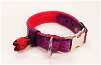 Alligator Leather Dog Collar