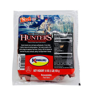 Hot Hunter's Sausage (10 Packages)