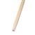 Tapered End Broom Handle, Lacquered Hardwood, 1 1/8 Dia. X 60 Long