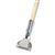 Clip-On Dust Mop Handle, Lacquered Wood, Swivel Head, 1" Dia. X 60in Long