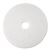 Polishing Floor Pads, 19" Diameter, White, 5/carton