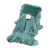 Super Loop Wet Mop Head, Cotton/synthetic Fiber, 5" Headband, Medium Size, Green