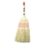 Mixed Fiber Maid Broom, Mixed Fiber Bristles, 55" Overall Length, Natural, 12/carton