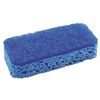 All Surface Scrubber Sponge, 2.5 X 4.5, 0.9" Thick, Dark Blue, 12/carton