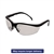 Klondike Safety Glasses, Matte Black Frame, Clear Lens, 12/box