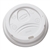 Sip-Through Dome Hot Drink Lids, Fits 10 Oz Cups, White, 100/pack, 10 Packs/carton