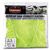 GloWear 8210Z Class 2 Economy Vest, Polyester Mesh, Zipper Closure, 2X-Large to 3X-Large, Lime