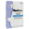 Maxithins Vended Sanitary Napkins #4, Maxi, 250 Individually Boxed Napkins/carton