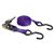 RATCHET TIE-DOWN STRAP, 1" X 14 FT, 1500 LBS, S-HOOK ENDS