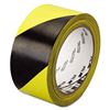 766 Hazard Marking Vinyl Tape, 2" X 36 Yds, Black/yellow