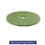 Low-Speed Topline Autoscrubber Floor Pads 5000, 20" Diameter, Green/amber, 5/carton