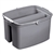 Double Utility Pail, 17qt, Gray