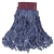 Super Stitch Blend Mop Head, Large, Cotton/synthetic, Blue, 6/carton