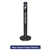 Smoker's Pole, Round, Steel, 0.9 Gal, Black