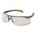 Protege Safety Glasses, Ultra-Dura Anti-Scratch, Sandstone Frame, Clear Lens